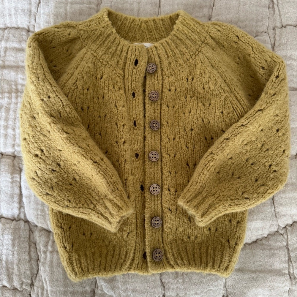 Rylee + Cru Cardigan in Lemon